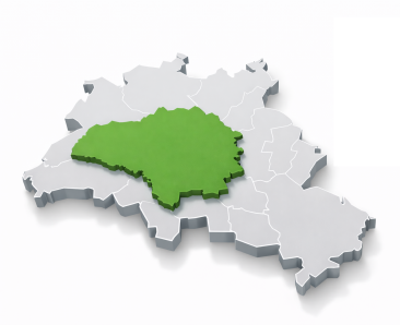 Berlin City West Hauptsrevice-Gebiet Berliner Bezirke